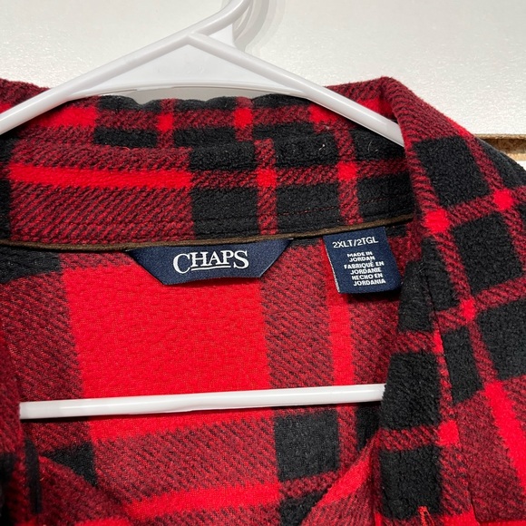 Chaps men’s fleece shacket - Picture 4 of 9
